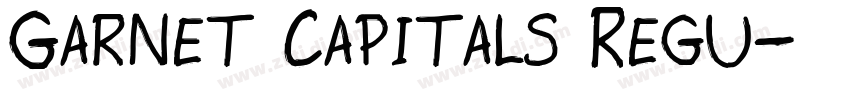 Garnet Capitals Regu字体转换